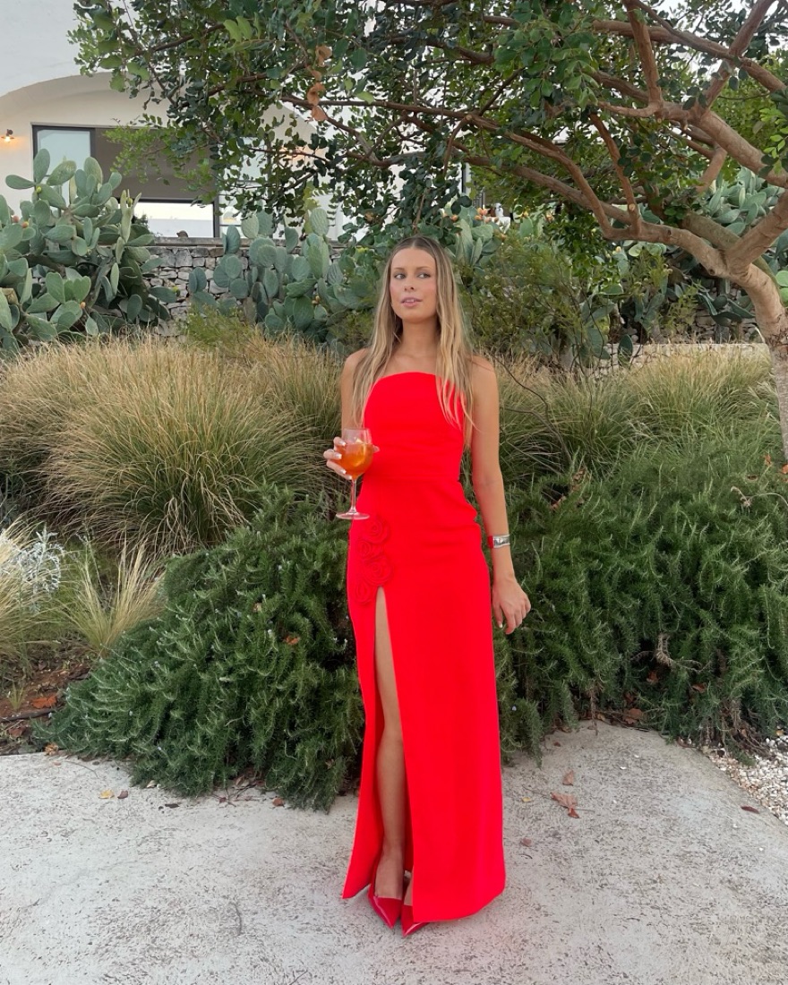 red dress pick up tomorrow Amanda Uprichard Red Maxi Dress by Amanda Uprichard