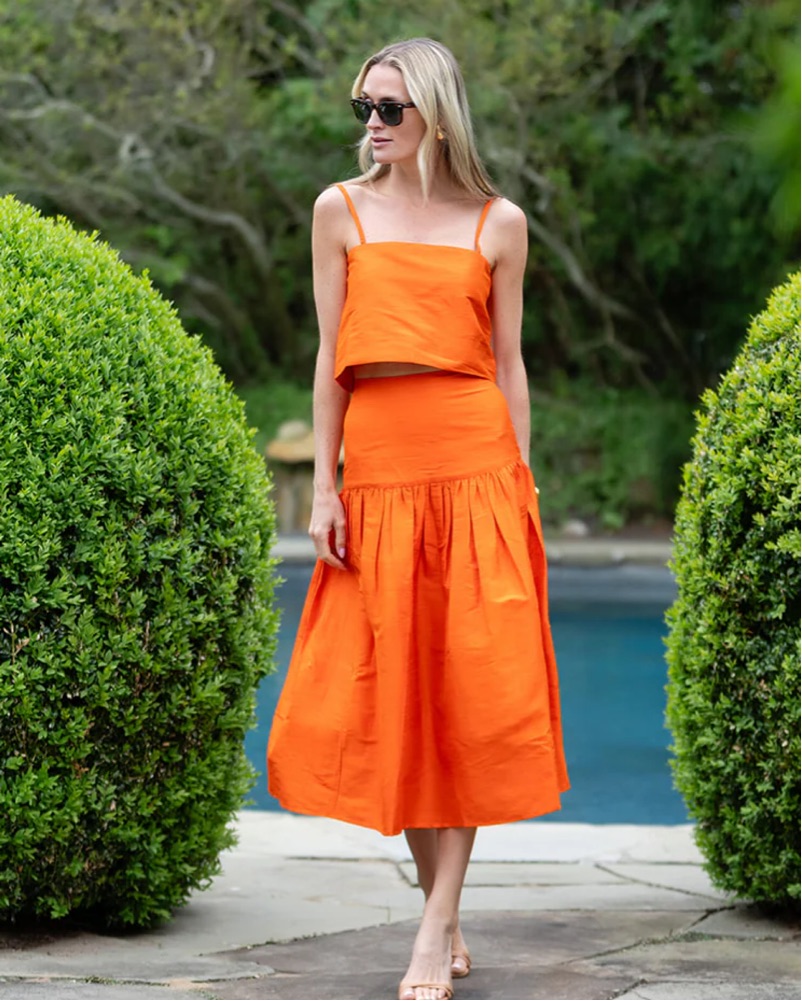Julia Amory Silk Matching Set by Julia Amory - Pickle