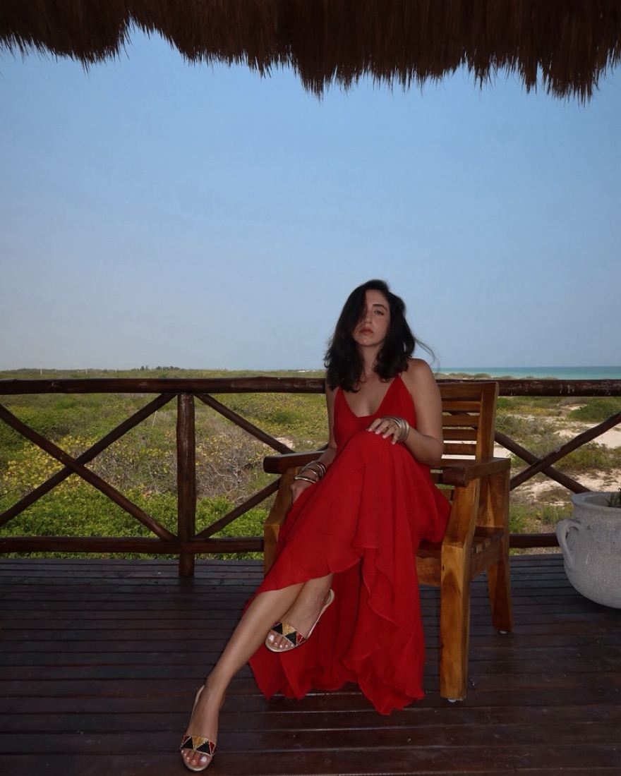 Massimo Dutti Red Linen Maxi Dress by Massimo Dutti - Pickle