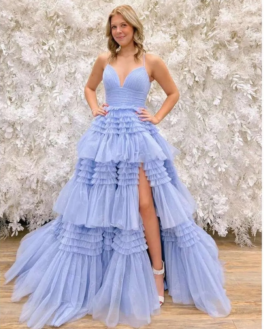 short tulle prom dresses Green Tulle Short Prom Dress, Green A-Line Short Sleeve Party Dress US 6 / Green