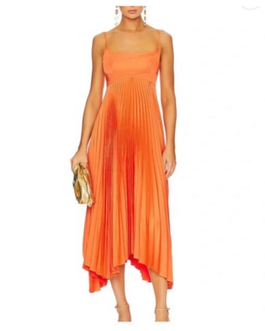 alc hollie pleated midi dress A.L.C Hollie Dress by ALC