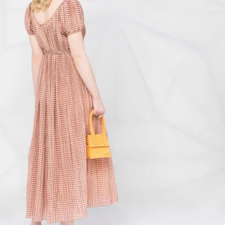 【送料 関税込】Tory Burch Floral printed midi dress TORY BURCH MIDI SUNDRESS TIE-SHOULDER LYONNAISE FLORAL PRINT
