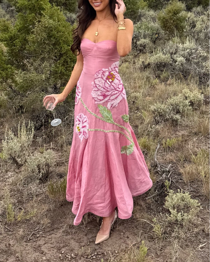 La Fuori Petaleeza Corset Gown by La Fuori - Pickle