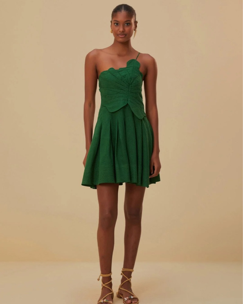 farm rio asymmetrical dress FARM Rio Asymmetric Midi Dress | Purple