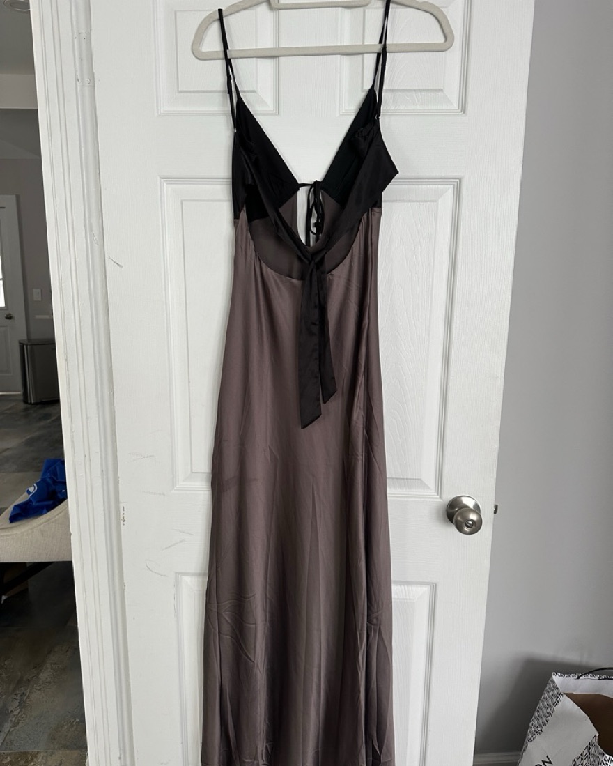 Peppermayo Flora Satin Maxi Dress by Peppermayo - Pickle