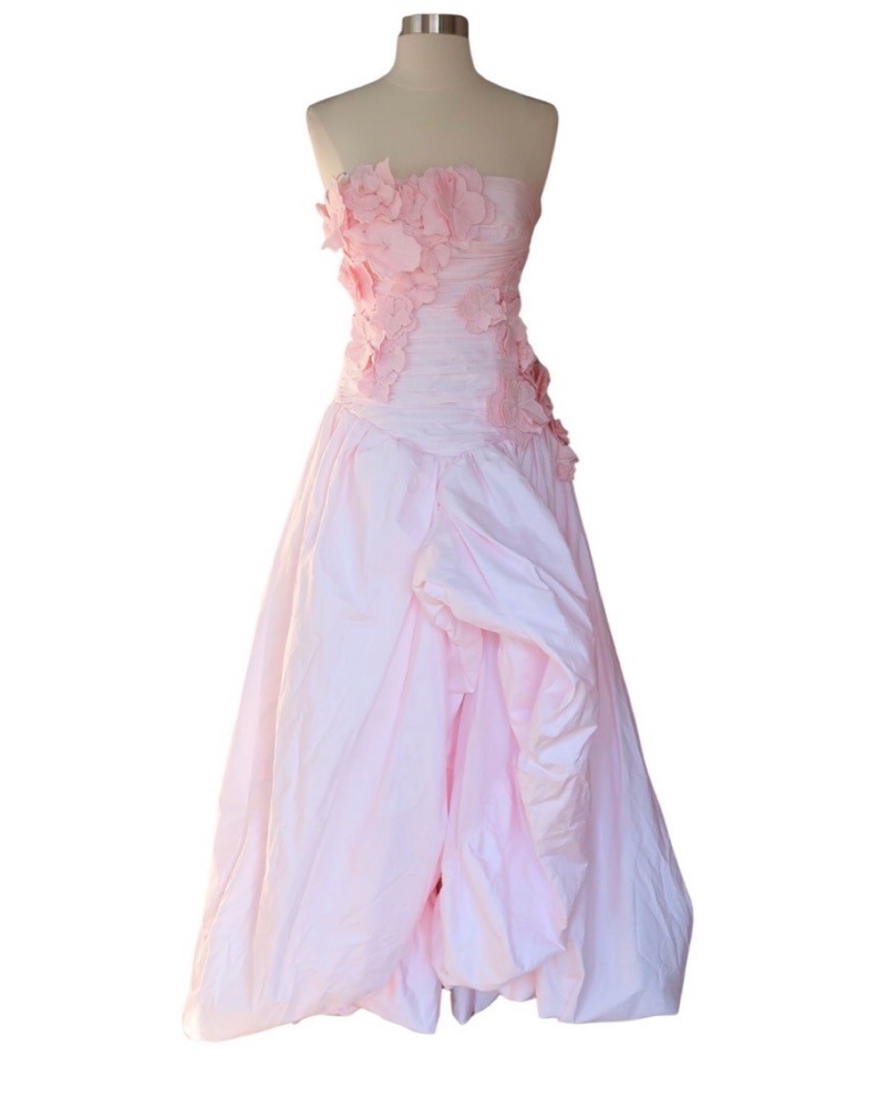 US8 PINK SPLENDOUR FLOWER GOWN COTTON by Aje - Pickle