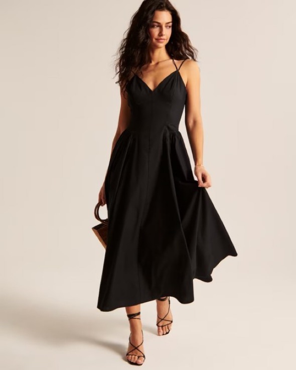 abercrombie dropped waist corset midi dress Naples Drop Waist Midi Dress