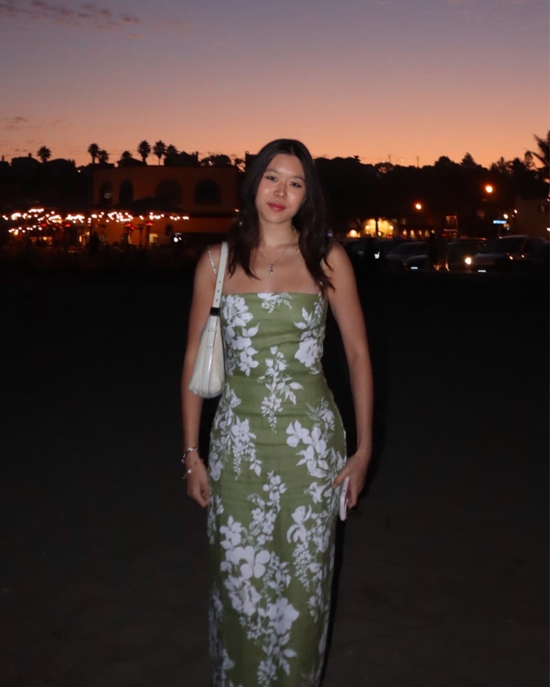satin maxi dress green Kenzie How To Wear Red Size:5 Yrs edgy faux leather dress Peppermayo Exclusive The Flora