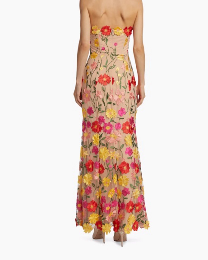As It May - Formal Floral Dress by As It May - Pickle