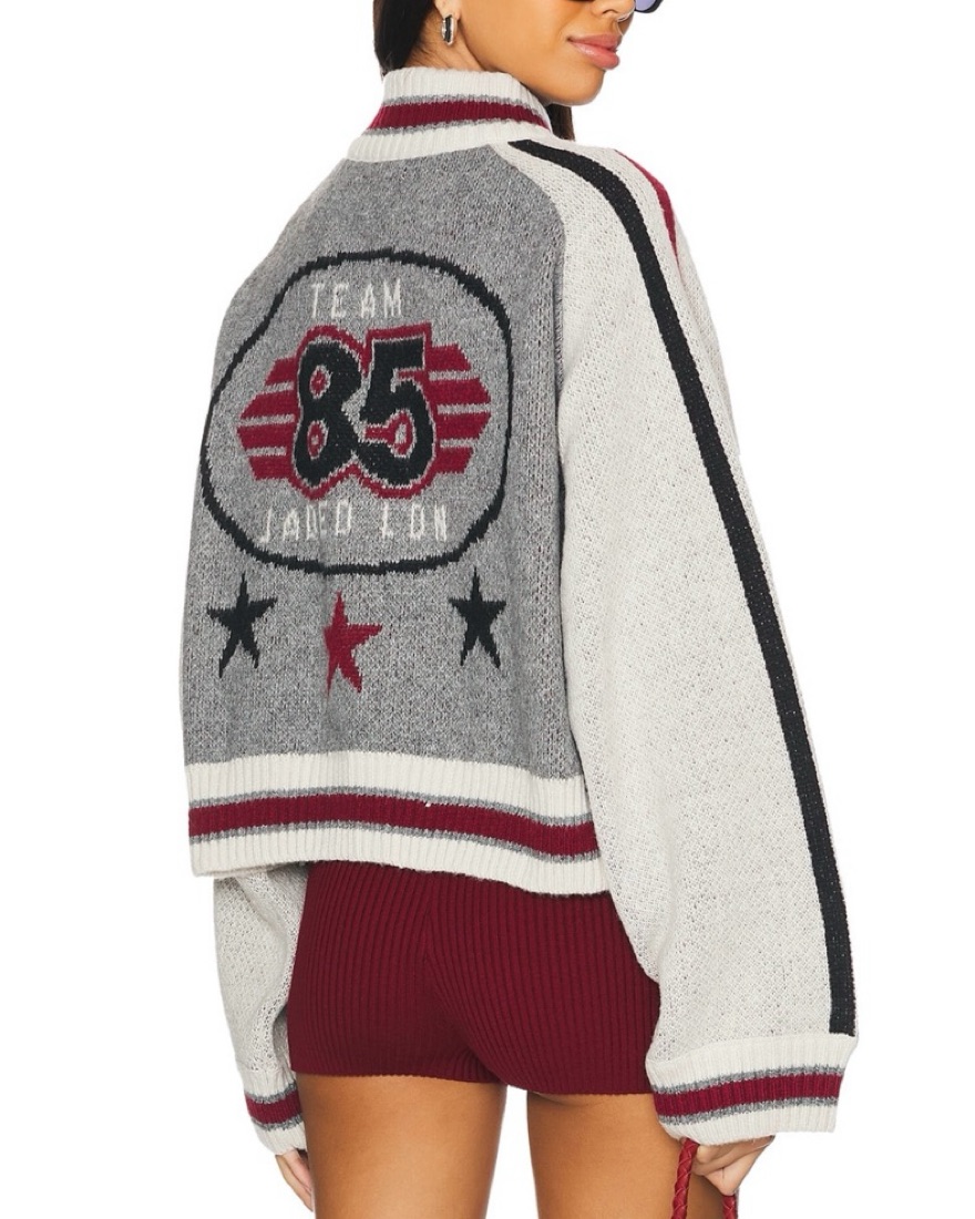 Jaded London ニットジャケット S/Mサイズ Jaded London Knit Jacket by Jaded London - Pickle