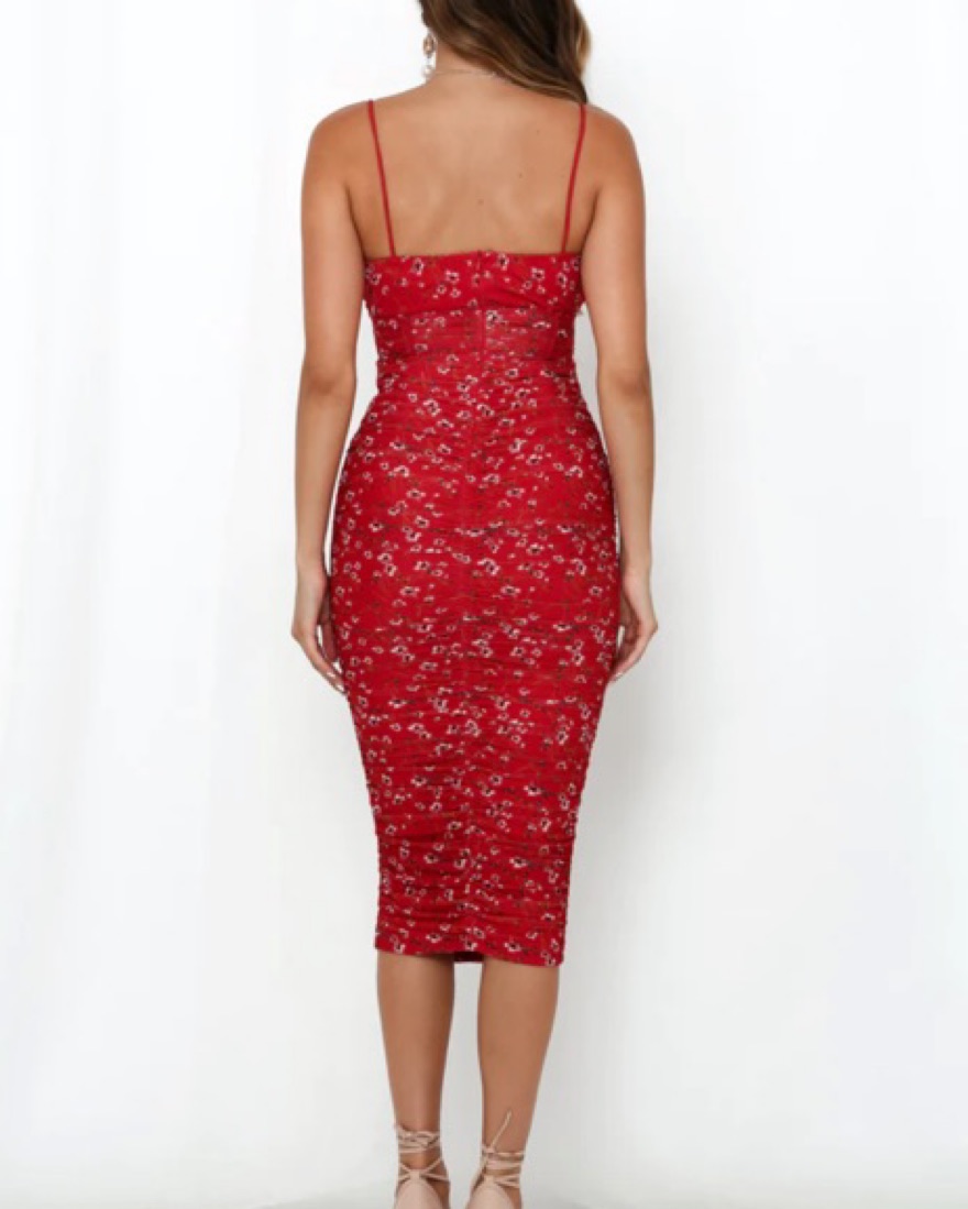 hello molly floral midi dress Floral Midi Dresses