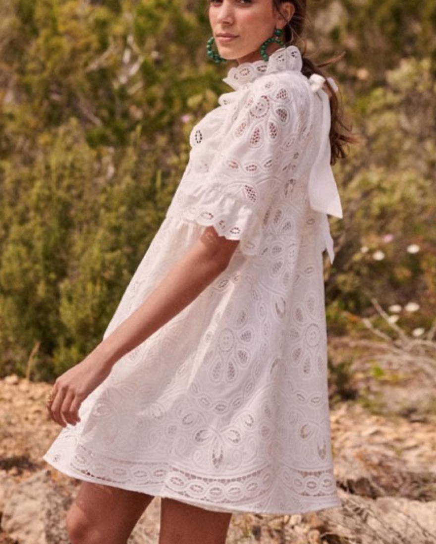 Sezane（フランス）パオラ ドレス Pearl Dress - Black - Sézane