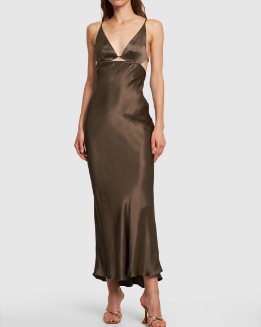 韓国商品/FRECKLE silk strap tiered maxi dress Zkuisw Cyber of Monday Deals 2024 Summer Dresses for Women