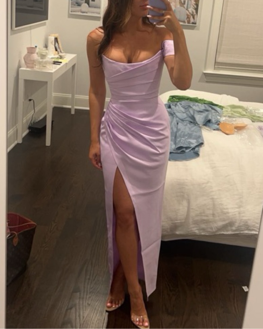 sau lee purple dress Sau Lee Purple Gown by Sau Lee