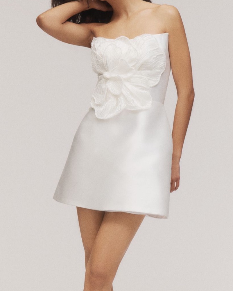 Watters Brie White Mini Dress by Watters - Pickle