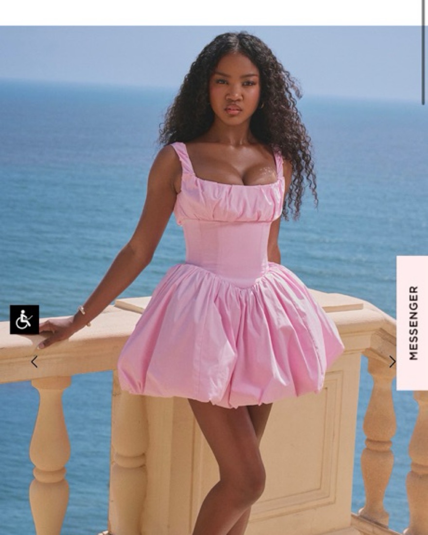 house of cb pink ruffle dress Eliza Real Silk Fairy Pink Mini Dress