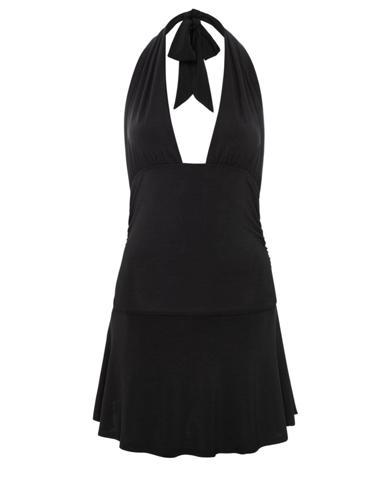 ヌキテパDOBBY STRIPE PLAIN DRESS