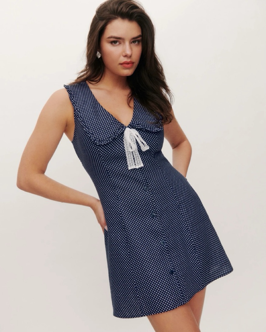 Reformation Soraya Linen Dress by Reformation - Pickle