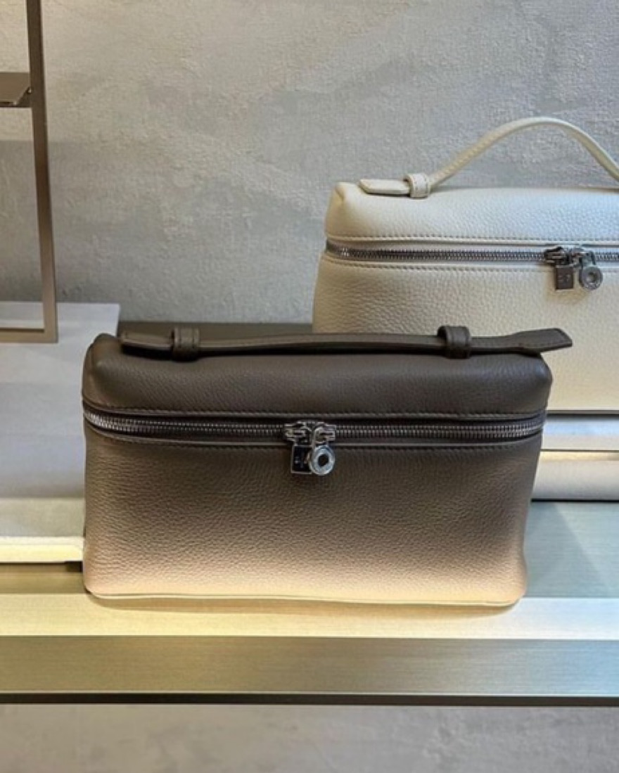 Loro Piana Warm Mastic L19 Bag by Loro Piana - Pickle
