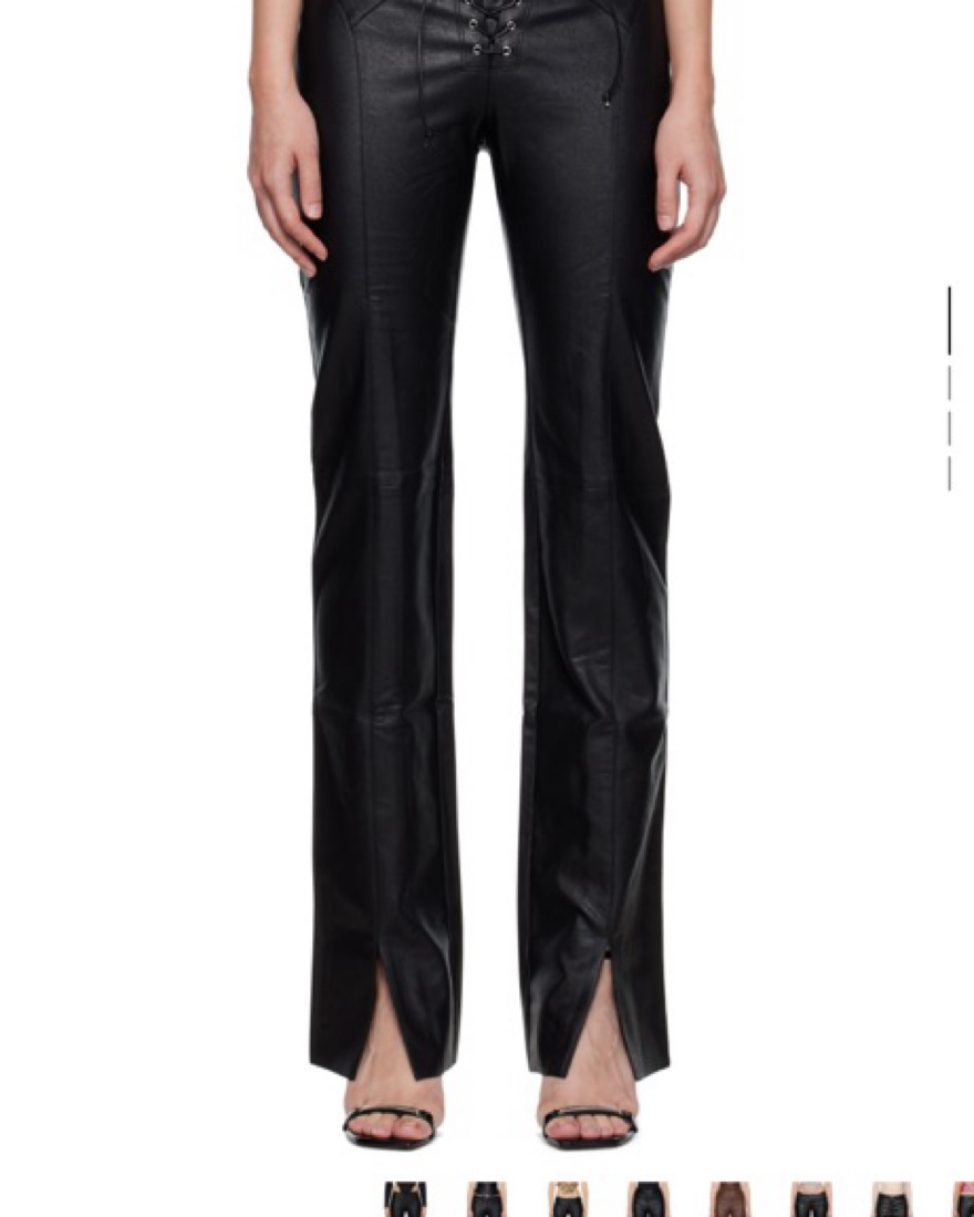 パンツ miaou. Miaou Faux Leather Pants | Pickle