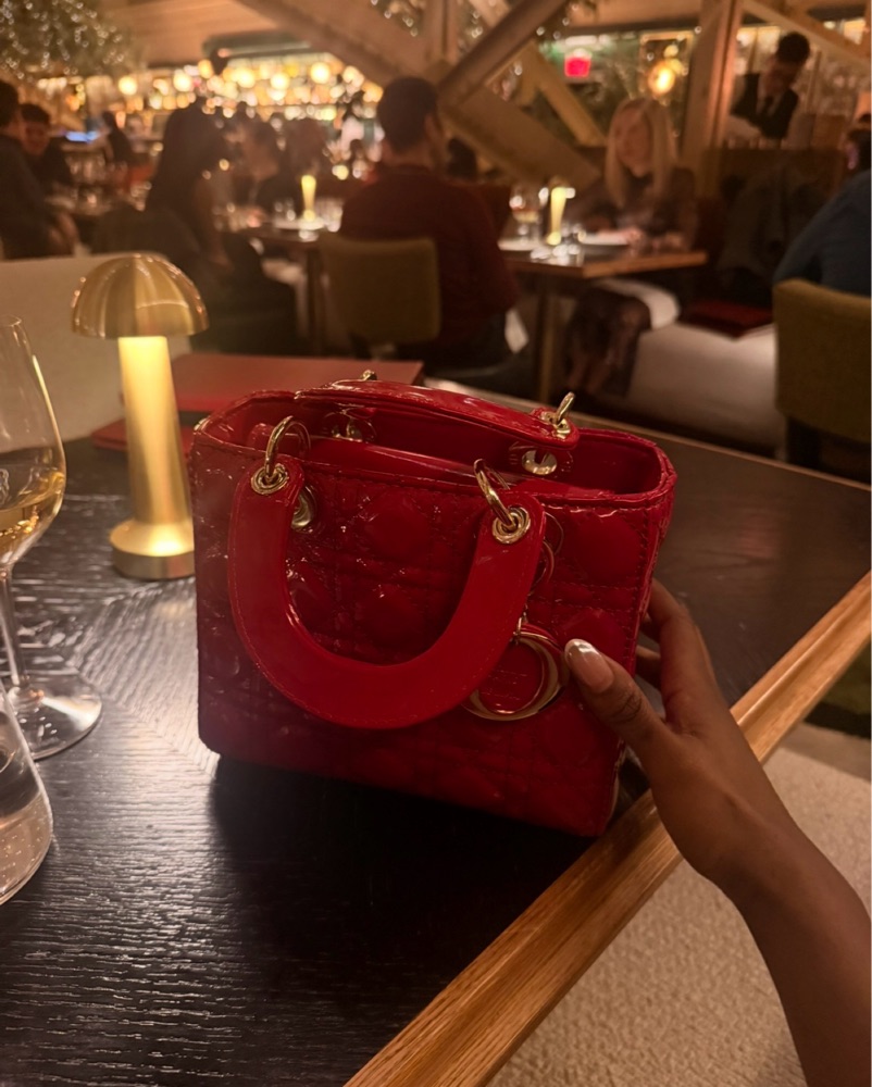 Lady Dior Small Red Patent by Christian Dior - Pickle