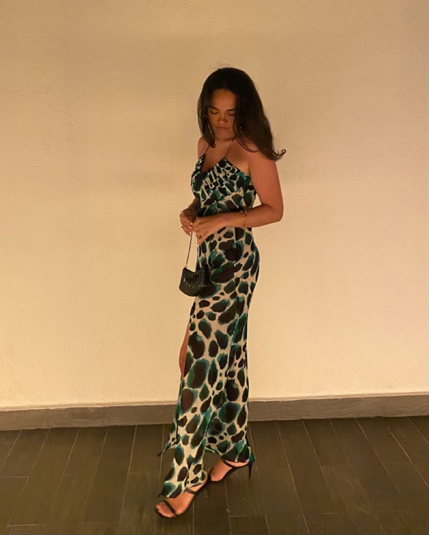 green dress with leopards on it In Your Happy Place Olive Green Leopard Dress, Small - The Mint Julep Boutique