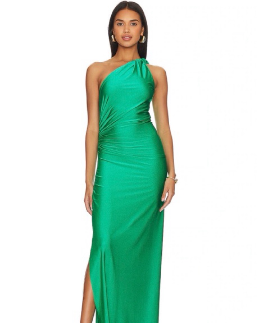 emerald green dress revolve x REVOLVE Chara Maxi Dress