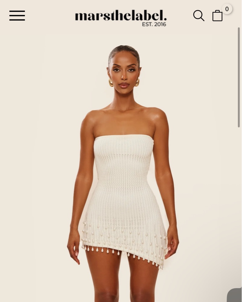 gwen mini dress Mars The Label- The Gwen Mini by Mars the Label