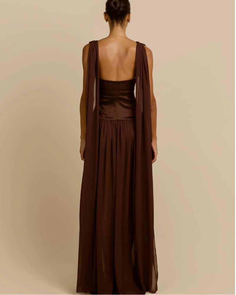 arcina ori brown dress Arcina Ori Brown Formal dress by ARCINA ORI