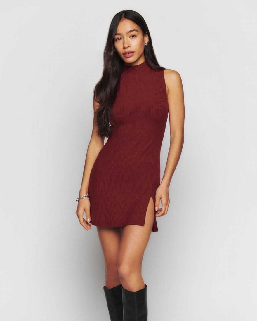 skylar knit dress Reformation Skylar Knit Dress by Reformation