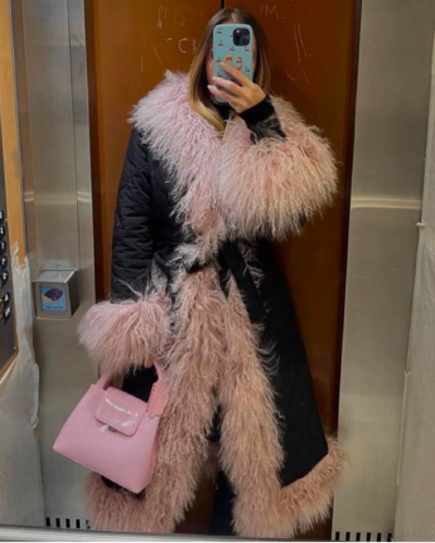 Charlotte Simone Strawberry Puff Coat by Charlotte simone - Pickle