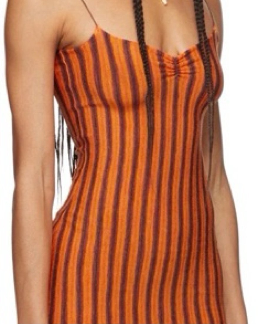 gimaguas orange dress Gimaguas Orange Simi Dress Striped by Gimaguas