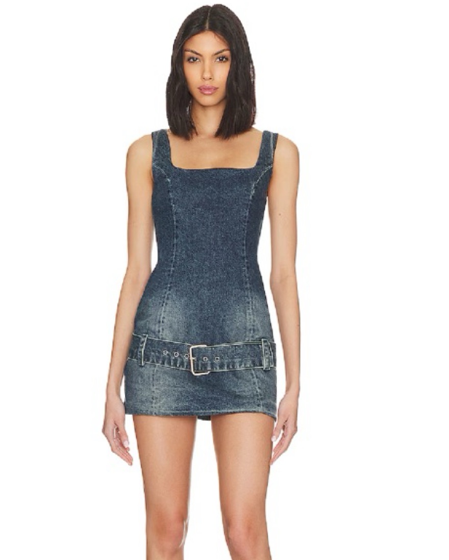 eb denim mini dress EB Denim Webster Mini Dress in Midnight Glaze