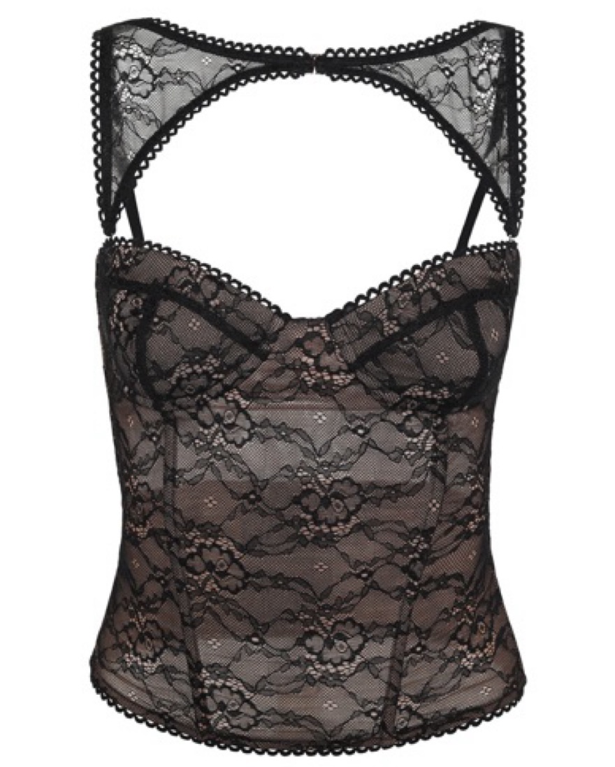 I Am Gia Kiana Bustier Black Pickle