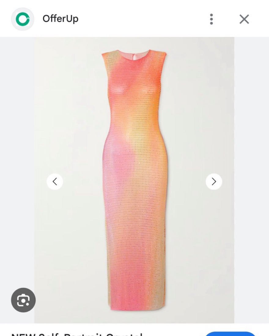 Self-Portrait Crystal-embellished ombré by Self Portrait - Pickle