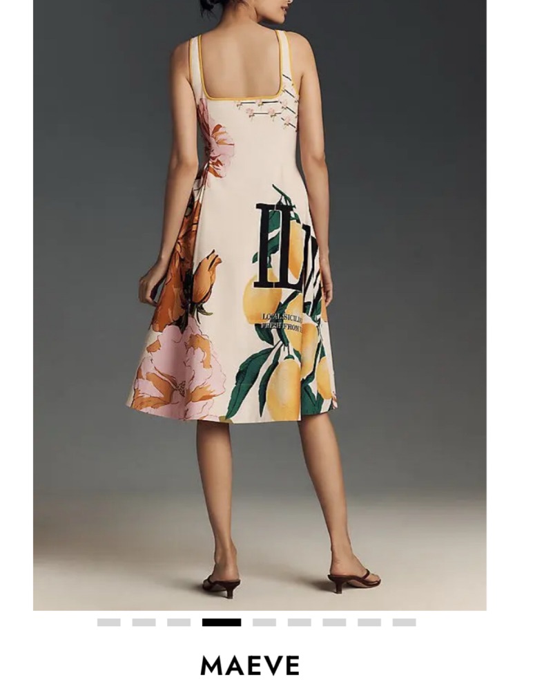 Maeve By Anthropologie Lemoncello Dress by Maeve - Pickle