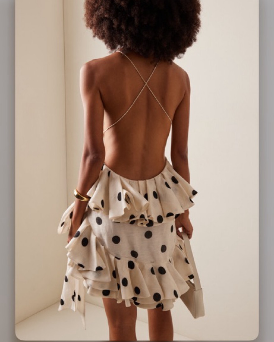 zimmermann brown polka dot dress Rent Zimmermann Brown Dress UK 10
