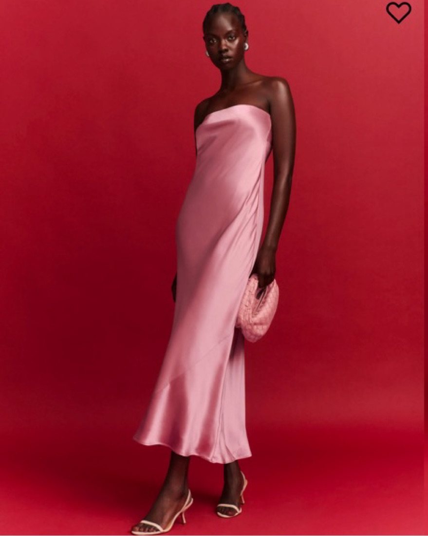 Reformation Pink Strapless Dress by Reformation - Pickle