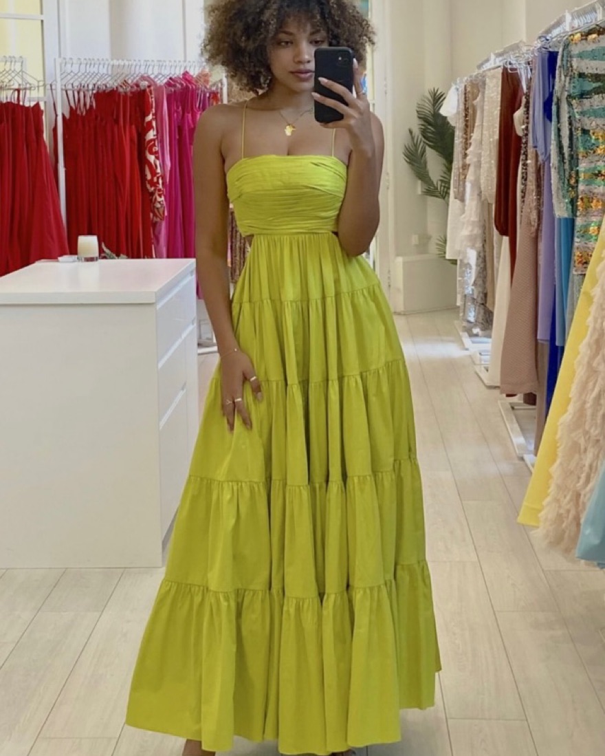 aje tiered maxi dress Aje Botanical Tiered Maxi Dress Floral Size 8
