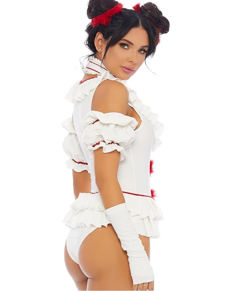 sexy clown clothes Pierrot Costume Sexy Womens Halloween Costume Classic Clown main image 0