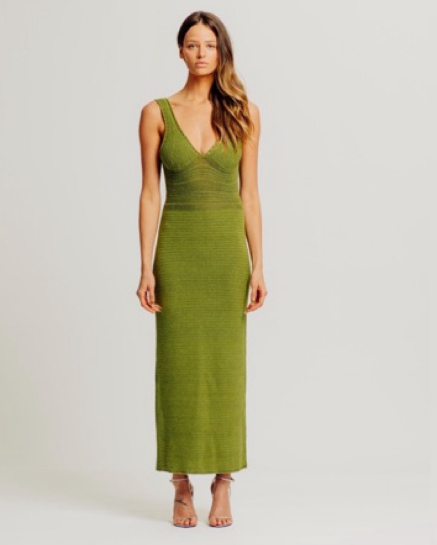 long maxi knit dress Art pieces main image 0