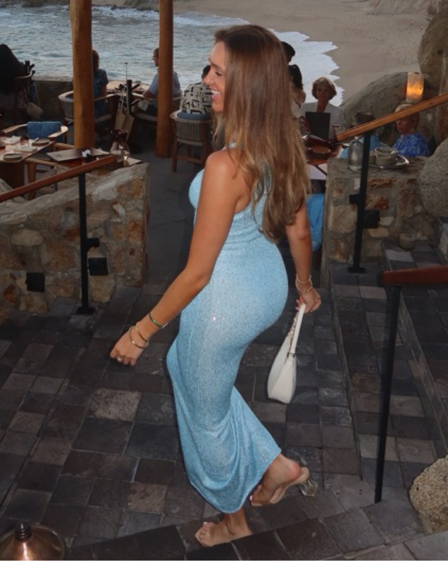 asta resort dress blue BLUE NATALIA DRESS main image 0
