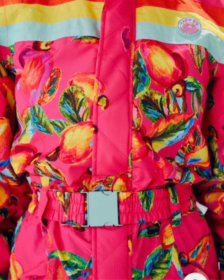 Pink Ski Suit / Farm Rio Ski Jumpsuit by Farm Rio - Pickle