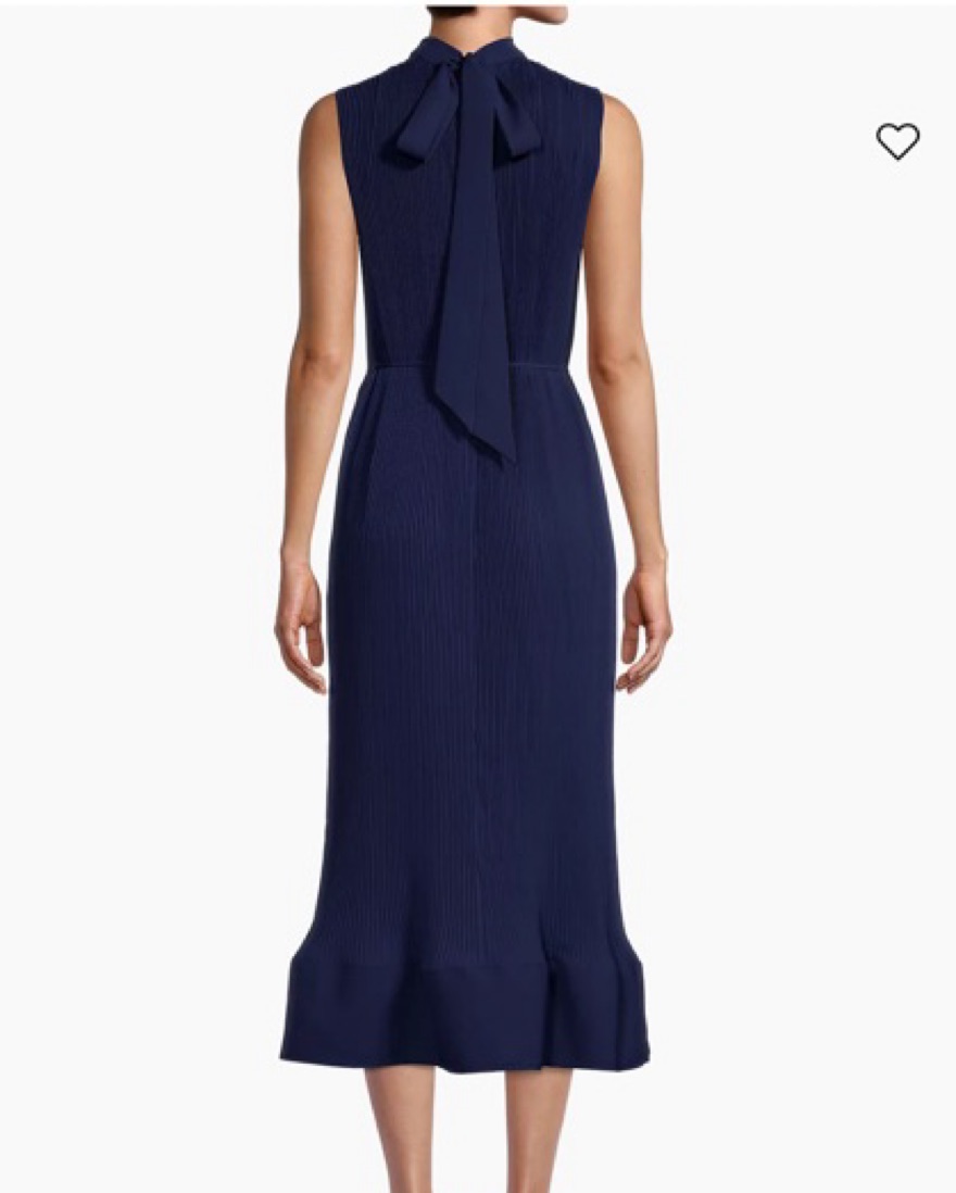 milly jill pleated dress Johanna Pleat Twill Midi Shirtdress (Women)