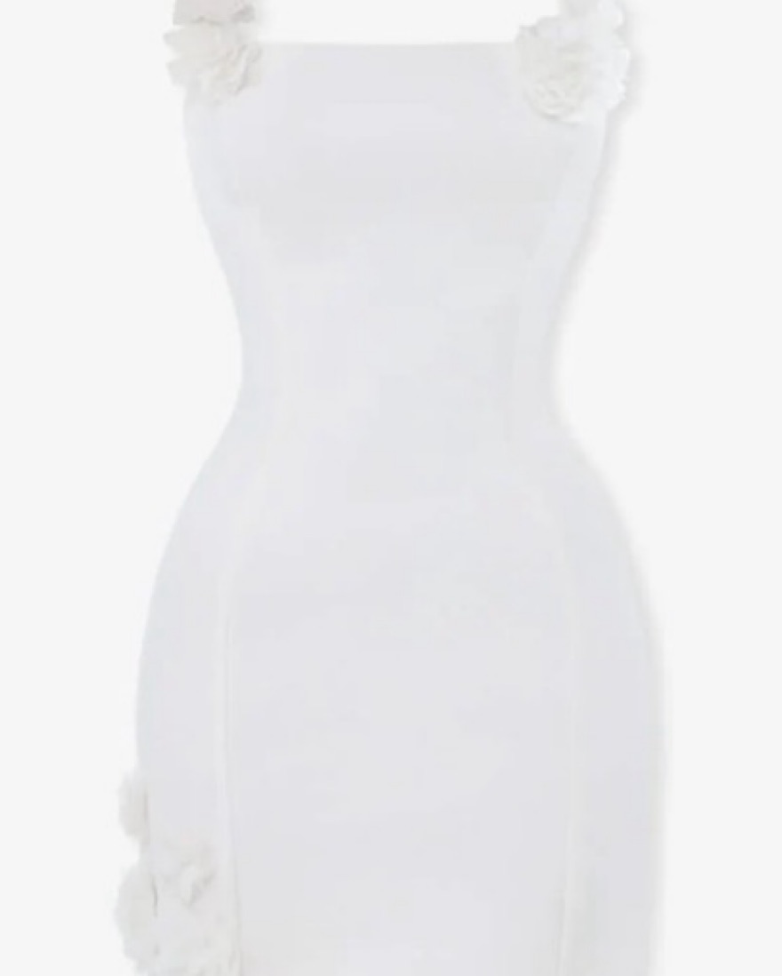 white ruffle dress mini ZAPAKASA Women Chiffon Sweetheart Short Little White Dress with Ruffles A  Line Off the Shoulder Pleated Homecoming Dress