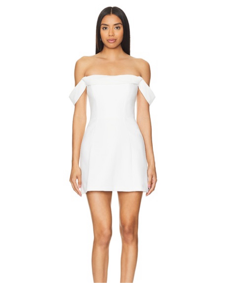 aqua green cocktail dresses Theia Devyn Off Shoulder Dress In Mist Color: Lilac/Purple Size:30 x 30 up details that add Wrap Dress Long Sleeve