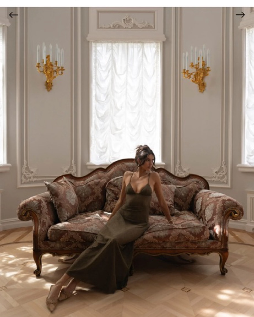 weworewhat brown dress Weworewhat Drop-Waist Maxi Dress In Chesnut - 35% Off