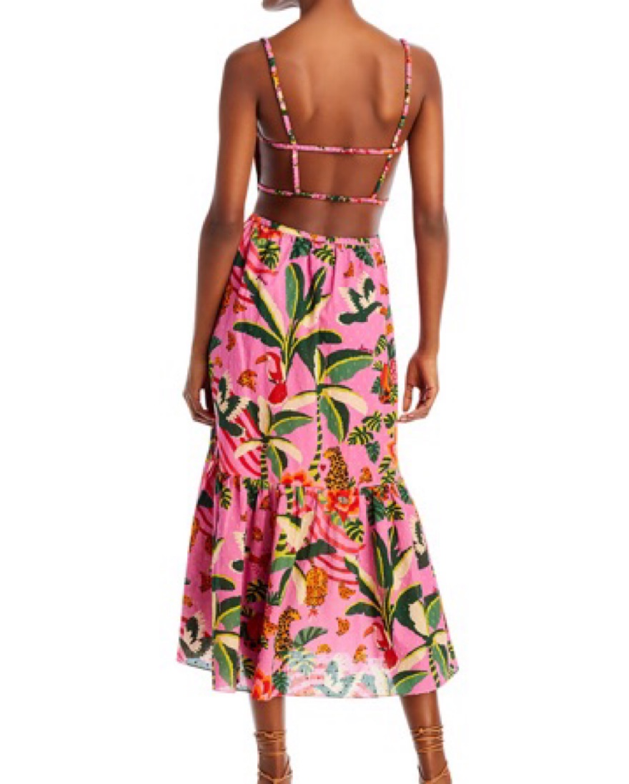 farm rio pink leopard forest dress Leopard Forest Mini Dress