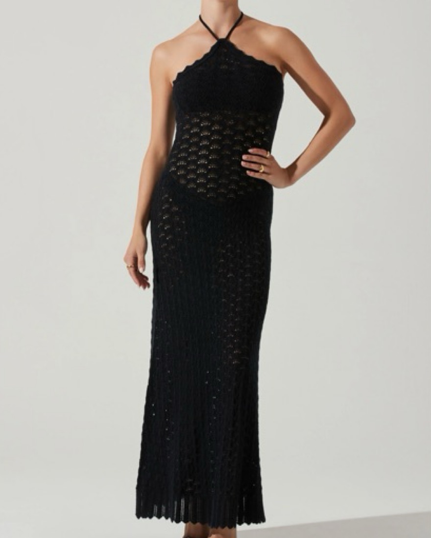 ASTR the LabelShira Knit Halter Dress by Astr The Label - Pickle