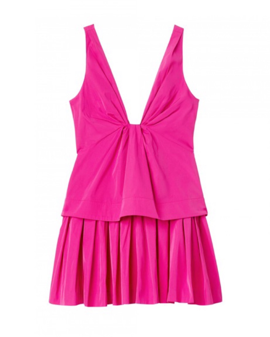 bow sleeve mini dress Bow Mesh Puff Sleeve Mini Dress